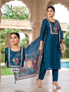 Desi kudi mango vol 62 wholesale long kurtis